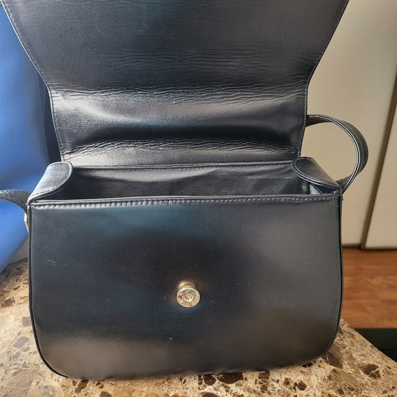 Valentino Garavani Black Leather Crossbody Bag - Picture 5 of 8